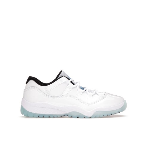 Кроссы Jordan 11 Retro Low Legend Blue (PS) - подростковая сетка размеров