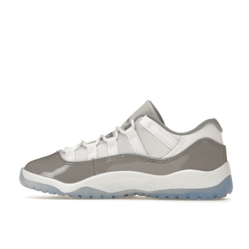 Кроссы Jordan 11 Retro Low Cement Grey (PS) - подростковая сетка размеров