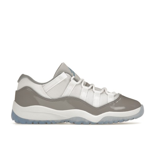 Кроссы Jordan 11 Retro Low Cement Grey (PS) - подростковая сетка размеров