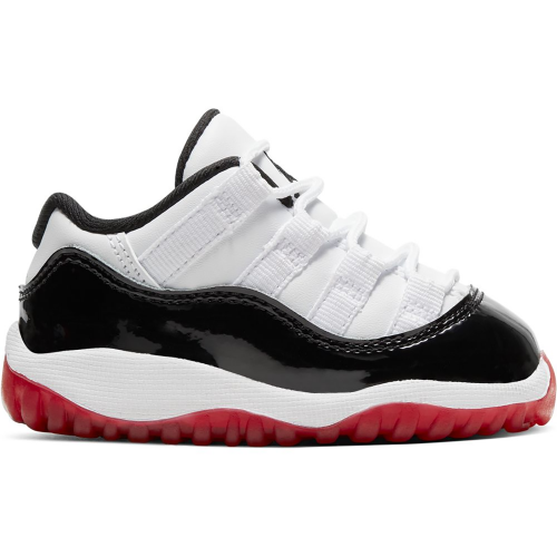 Кроссы Jordan 11 Retro Low Concord Bred (TD) - детская сетка размеров