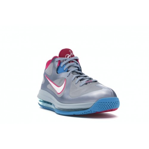 Кроссы Nike LeBron 9 Low Fireberry - мужская сетка размеров