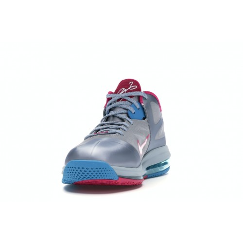 Кроссы Nike LeBron 9 Low Fireberry - мужская сетка размеров
