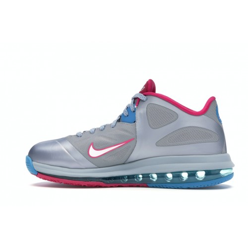 Кроссы Nike LeBron 9 Low Fireberry - мужская сетка размеров