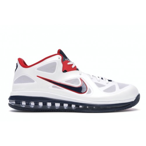 Кроссы Nike LeBron 9 Low USA Olympic - мужская сетка размеров