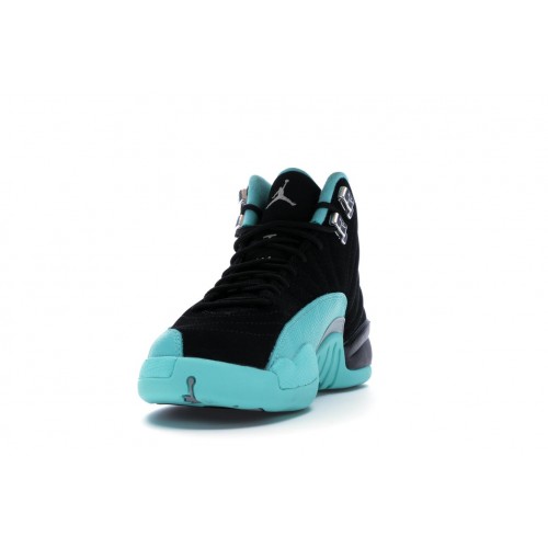 Кроссы Jordan 12 Retro Hyper Jade (GS) - подростковая сетка размеров