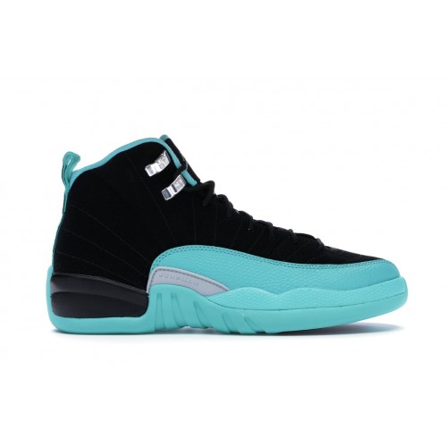 Кроссы Jordan 12 Retro Hyper Jade (GS) - подростковая сетка размеров