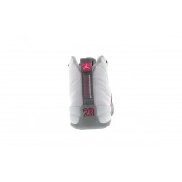 Подростковые кроссовки Jordan 12 Retro Wolf Grey Vivid Pink (GS)