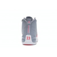 Подростковые кроссовки Jordan 12 Retro Wolf Grey Racer Pink (GS)