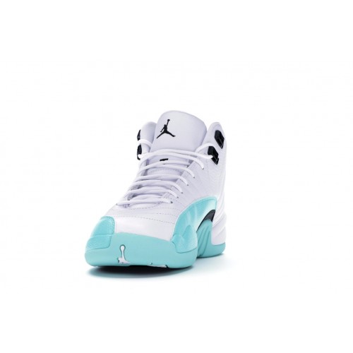 Кроссы Jordan 12 Retro Light Aqua (GS) - подростковая сетка размеров