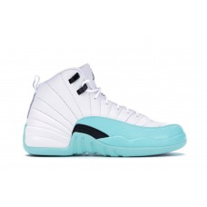 Подростковые кроссовки Jordan 12 Retro Light Aqua (GS)