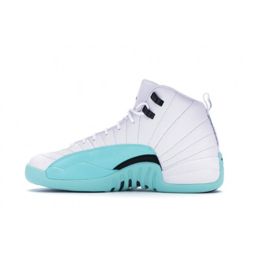 Кроссы Jordan 12 Retro Light Aqua (GS) - подростковая сетка размеров