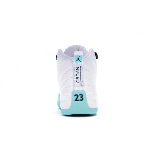 Кроссы Jordan 12 Retro Light Aqua (GS) - подростковая сетка размеров