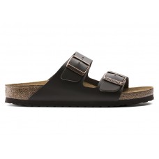 Женские Birkenstock Arizona Natural Leather Dark Brown (W)