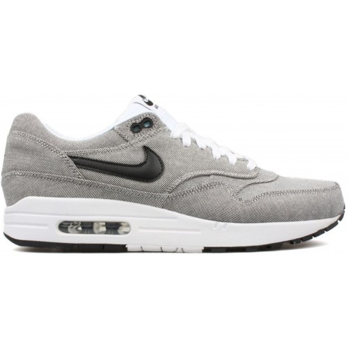 Кроссы Nike Air Max 1 Canvas White Black Picnic Pack - мужская сетка размеров