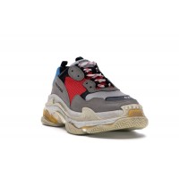 Кроссовки Balenciaga Triple S Grey Red Blue (2018 Reissue)