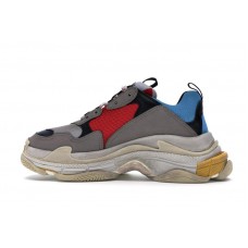 Кроссовки Balenciaga Triple S Grey Red Blue (2018 Reissue)