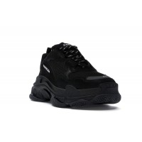 Кроссовки Balenciaga Triple S Triple Black (2018 Reissue) (Nondistressed)