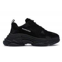 Кроссовки Balenciaga Triple S Triple Black (2018 Reissue) (Nondistressed)