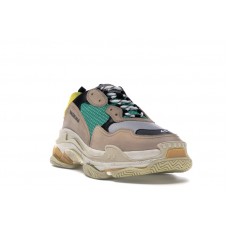 Кроссовки Balenciaga Triple S Beige Green Yellow (2018 Reissue)