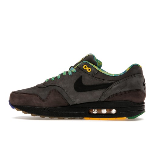 Кроссы Nike Air Max 1 BHM (2012) - мужская сетка размеров