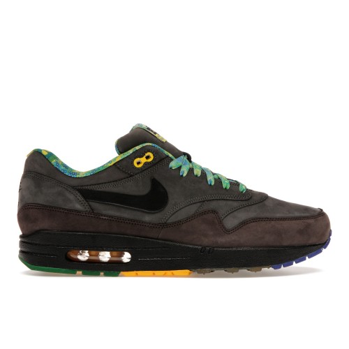 Кроссы Nike Air Max 1 BHM (2012) - мужская сетка размеров