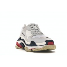 Женские кроссовки Balenciaga Triple S White Red (W)
