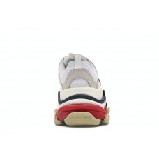 Женские кроссовки Balenciaga Triple S White Red (W)
