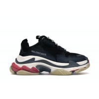 Кроссовки Balenciaga Triple S Black White Red (2018 Reissue)