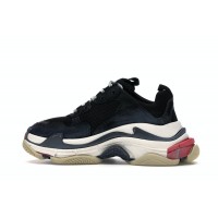 Кроссовки Balenciaga Triple S Black White Red (2018 Reissue)