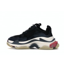 Кроссовки Balenciaga Triple S Black White Red (2018 Reissue)