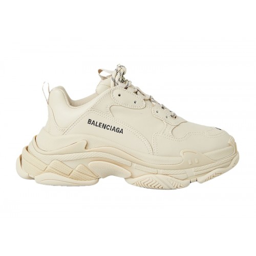 Кроссы Balenciaga Triple S Beige (W) - женская сетка размеров