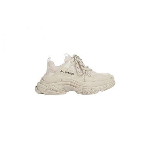 Кроссы Balenciaga Triple S Beige (W) - женская сетка размеров