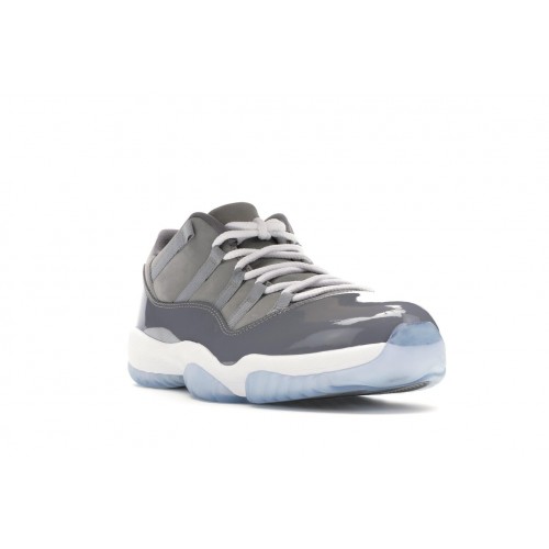 Кроссы Jordan 11 Retro Low Cool Grey - мужская сетка размеров