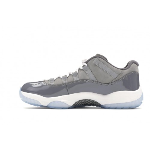 Кроссы Jordan 11 Retro Low Cool Grey - мужская сетка размеров
