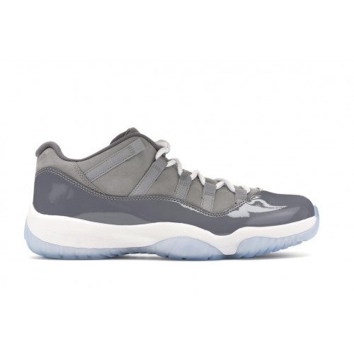 Кроссы Jordan 11 Retro Low Cool Grey - мужская сетка размеров