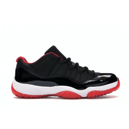 Кроссы Jordan 11 Retro Low Bred - мужская сетка размеров