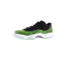 Кроссовки Jordan 11 Retro Low Green Snakeskin