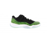 Кроссовки Jordan 11 Retro Low Green Snakeskin