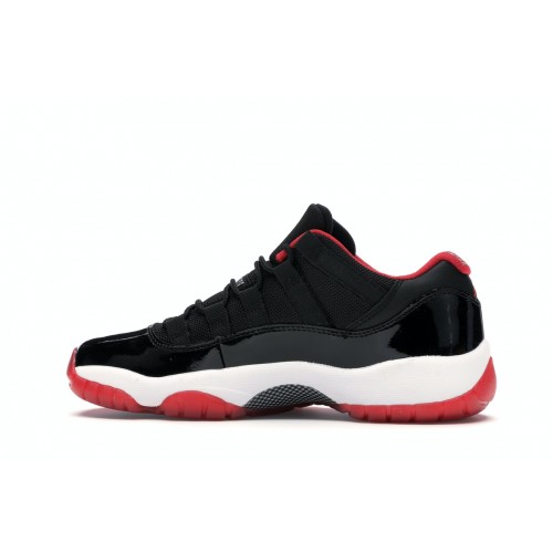 Кроссы Jordan 11 Retro Low Bred (GS) - подростковая сетка размеров