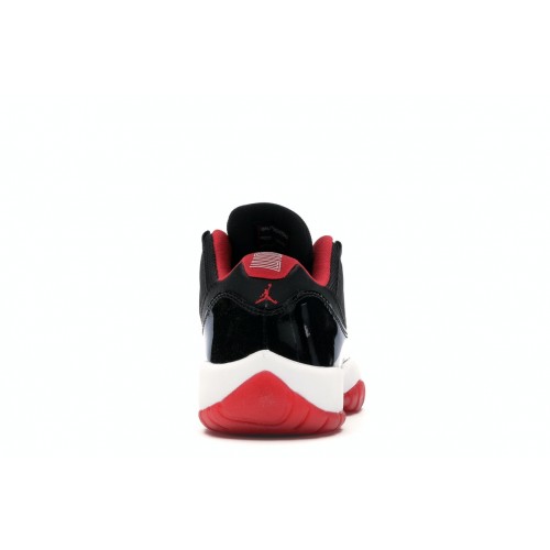 Кроссы Jordan 11 Retro Low Bred (GS) - подростковая сетка размеров