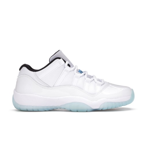 Кроссы Jordan 11 Retro Low Legend Blue (GS) - подростковая сетка размеров