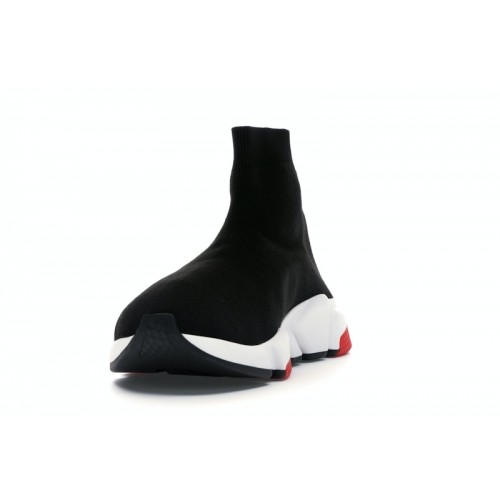 Кроссы Balenciaga Speed Trainer Black Red - мужская сетка размеров