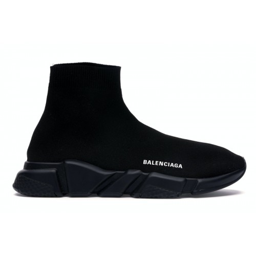 Кроссы Balenciaga Speed Trainer Black (2018) - мужская сетка размеров