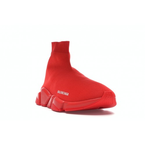 Кроссы Balenciaga Speed Trainer Red - мужская сетка размеров