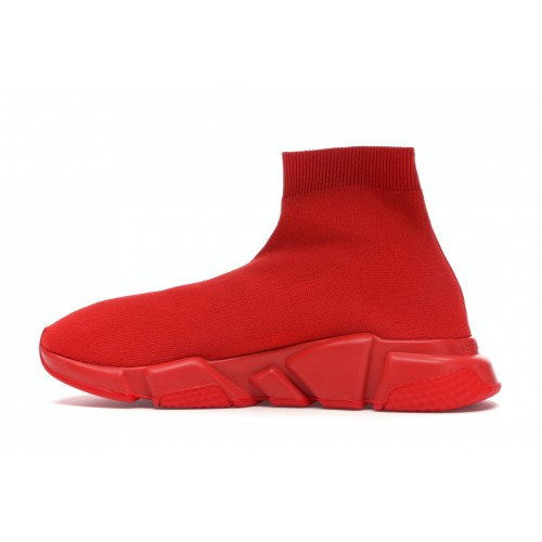 Кроссы Balenciaga Speed Trainer Red - мужская сетка размеров