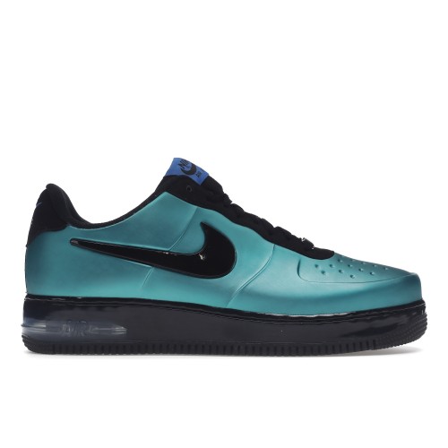 Кроссы Nike Air Force 1 Low Foamposite Green Black - мужская сетка размеров