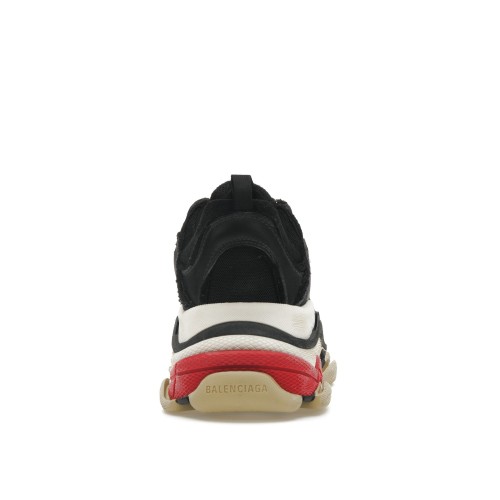 Кроссы Balenciaga Triple S DIY Black Red White - мужская сетка размеров