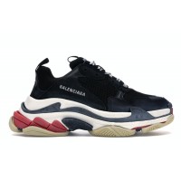 Кроссовки Balenciaga Triple S Black White Red (2018 Reissue)
