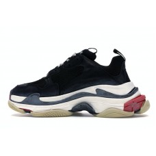 Кроссовки Balenciaga Triple S Black White Red (2018 Reissue)