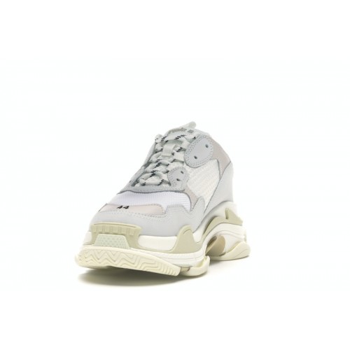 Кроссы Balenciaga Triple S White 2019 - мужская сетка размеров